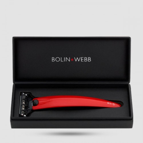 Ξυράφι 3 Λεπίδων Με Βάση - Bolin Webb - R1-S Monza Red