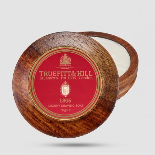 Shaving Soap In Wooden Bowl - Truefitt And Hill - 1805 99g