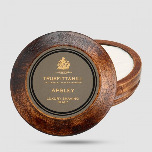 Shaving Soap In Wooden Bowl - Truefitt And Hill - Apsley 99g