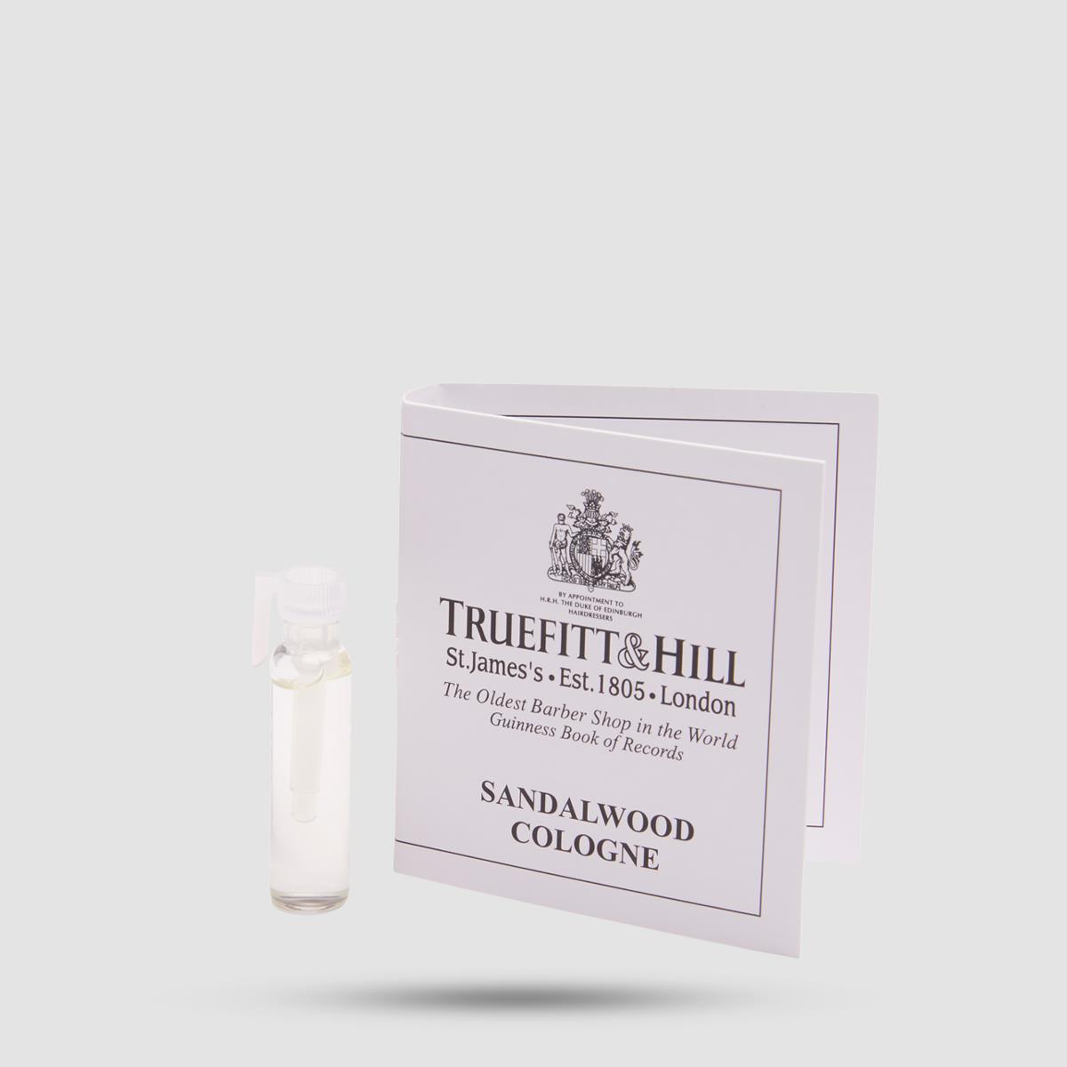 Eau De Cologne - Truefitt And Hill - Sandalwood Sample 1,5ml