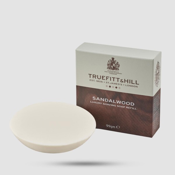 Shaving Soap Refill -truefitt & Hill- Sandalwood For Wooden Bowl 99g