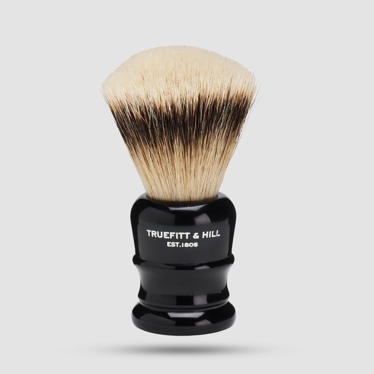 Shaving Brush - Truefitt And Hill Wellington - Super Badger, Ebony