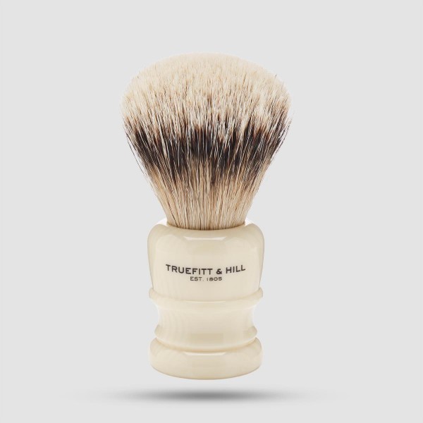 Shaving Brush - Truefitt And Hill Wellington - Super Badger, Ivory