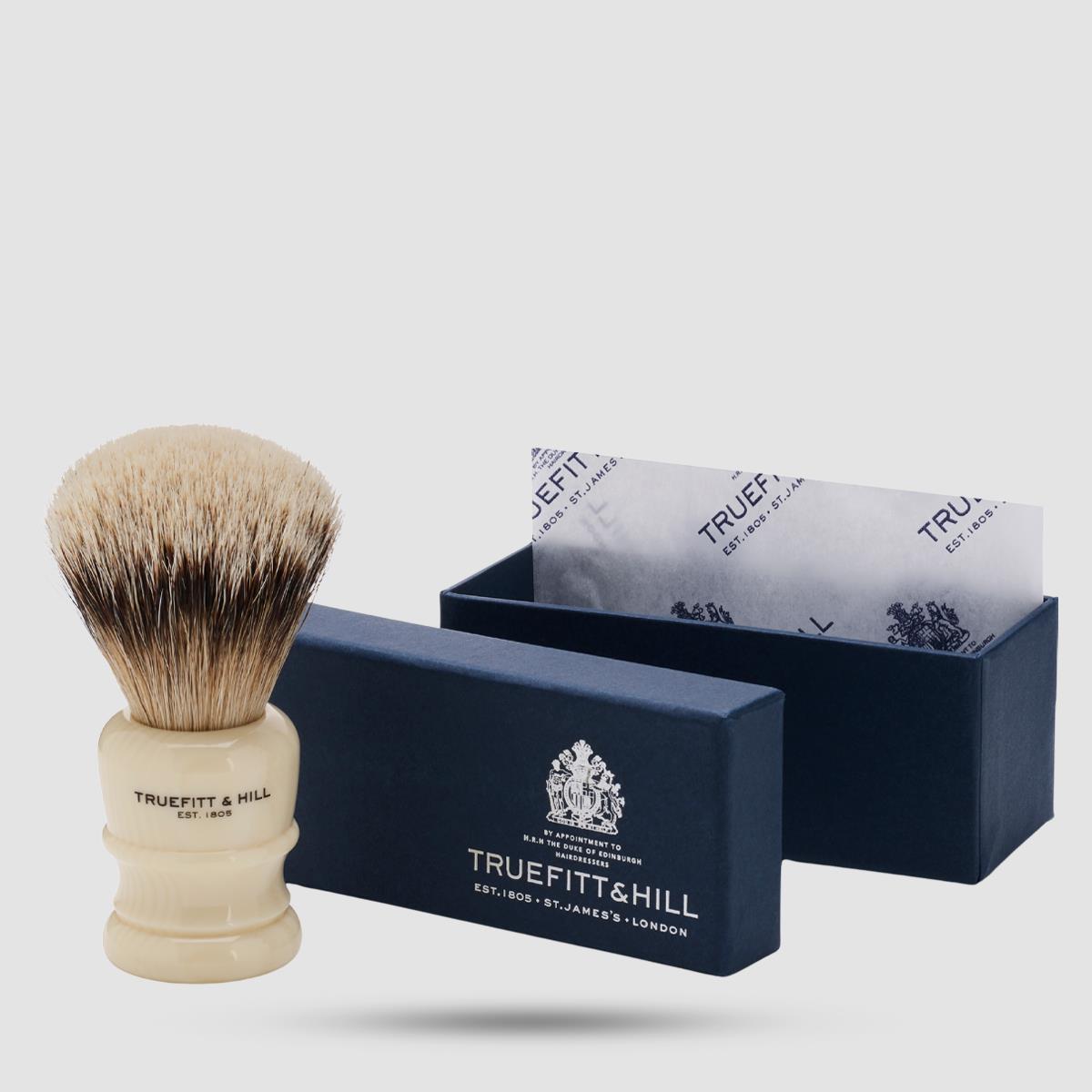 Shaving Brush - Truefitt And Hill Wellington - Super Badger, Ivory