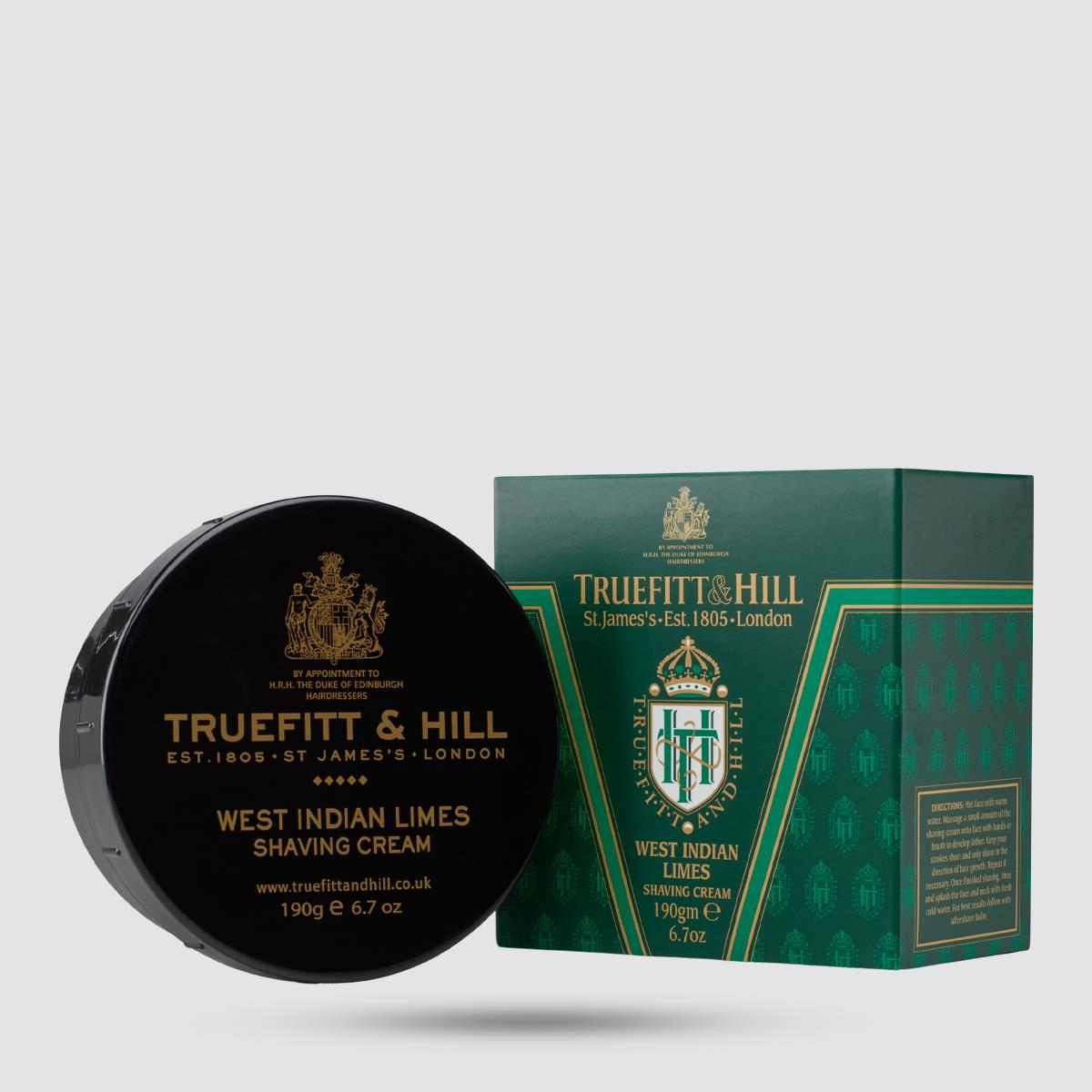 Shaving Cream - Truefitt And Hill - West Indian Limes 190g