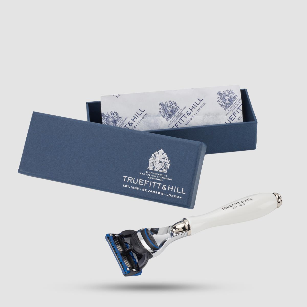 5-blade Razor - Truefitt And Hill Wellington - Porcelain