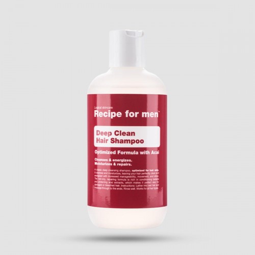 Σαμπουάν Για Μαλλιά - Recipe For Men
 - Deep Clean 250ml