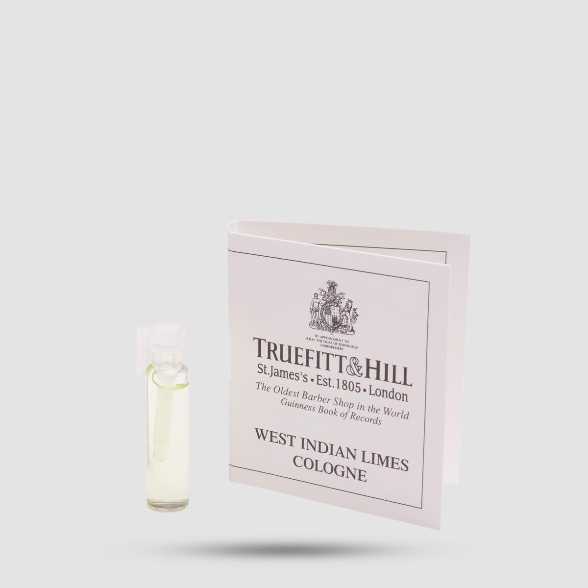 Eau De Cologne - Truefitt And Hill - West Indian Limes Sample 1,5ml