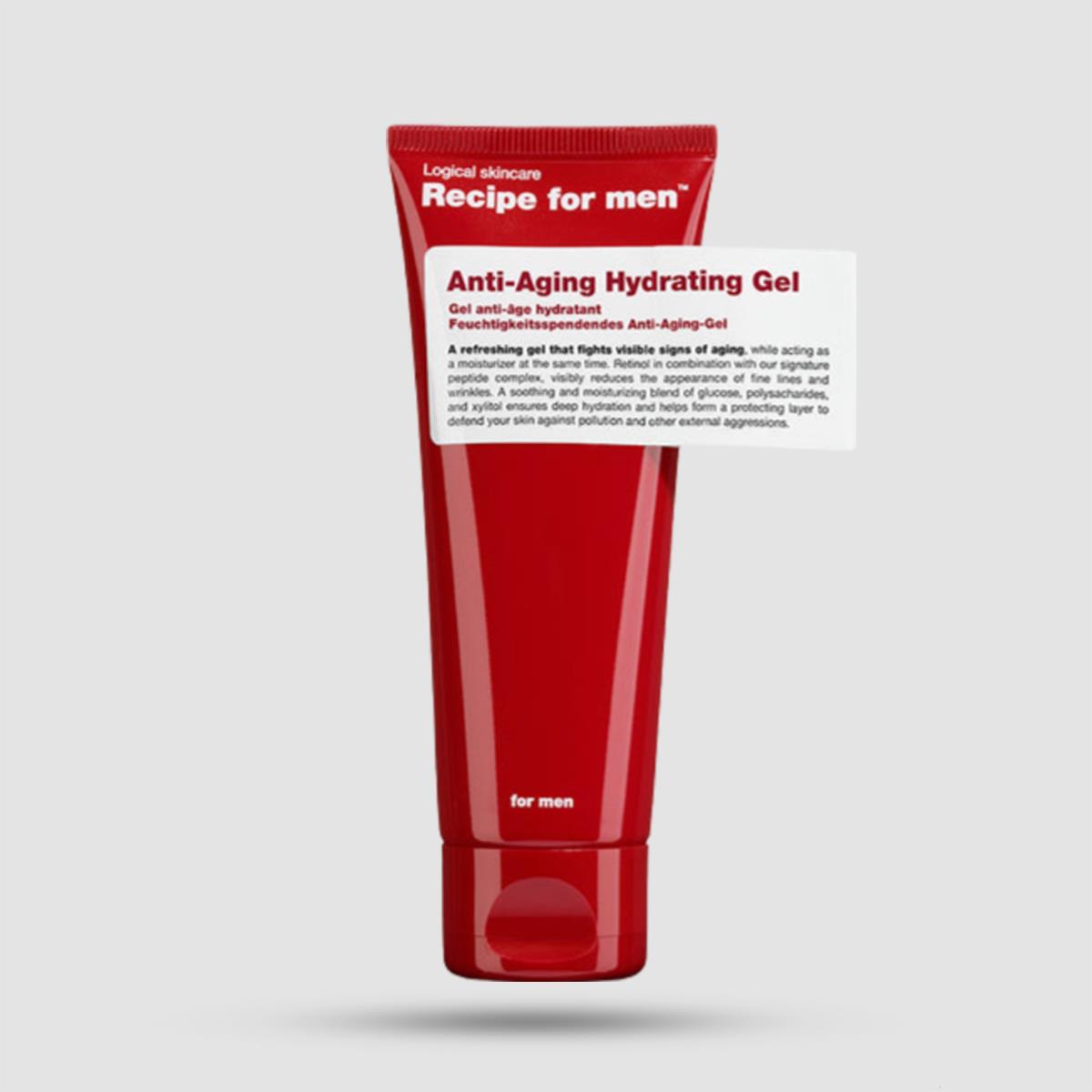 Anti-Aging Hydrating Gel - Recipe for men - 75ml