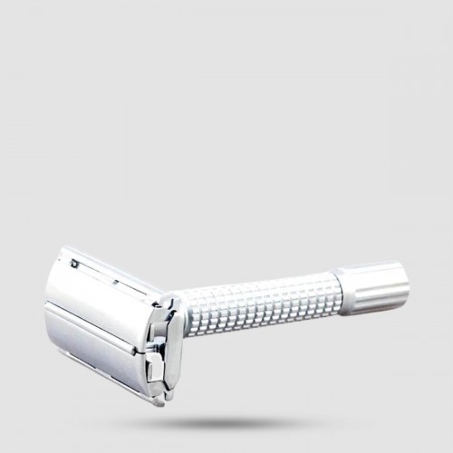 Safety Razor - Epsilon - Double Edge Butterfly Silver