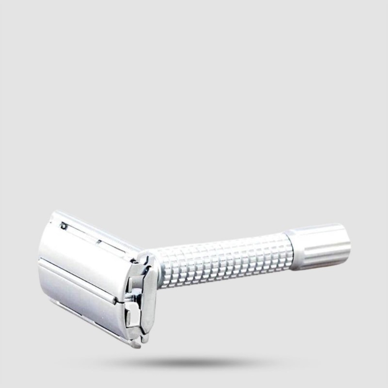 Safety Razor - Epsilon - Double Edge Butterfly Silver