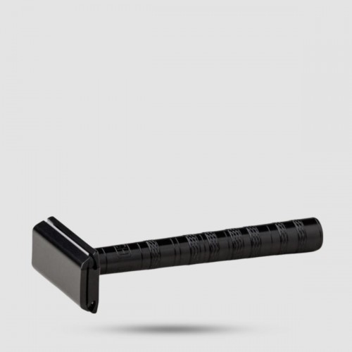 Safety Razor - Henson Shaving - 2.0 Jet Black Aluminum Medium