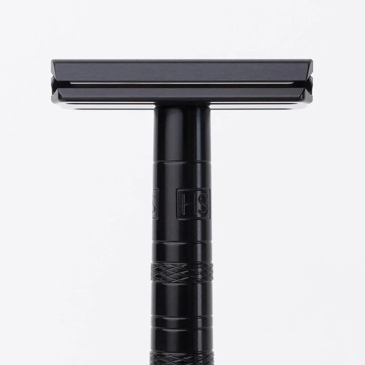 Safety Razor - Henson Shaving - 2.0 Jet Black Aluminum Medium