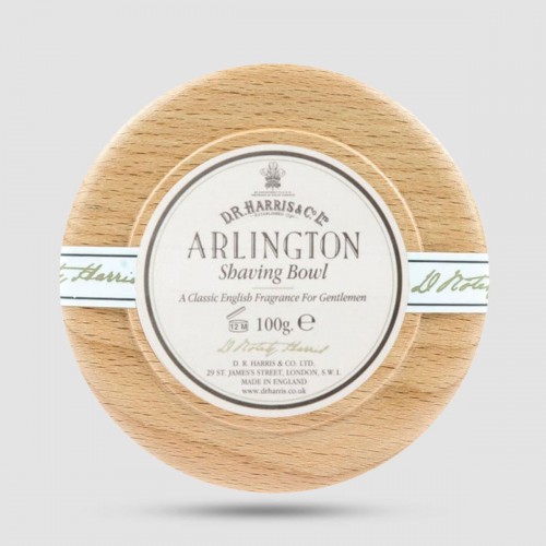 Shaving Soap In Wooden Bowl - D. R. Harris - Arlington 100g