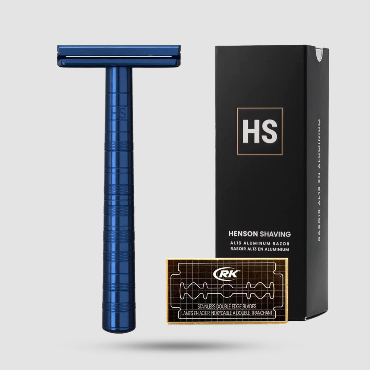 Ξυριστική Μηχανή - Henson Shaving - 2.0 Steel Blue Aluminum Medium