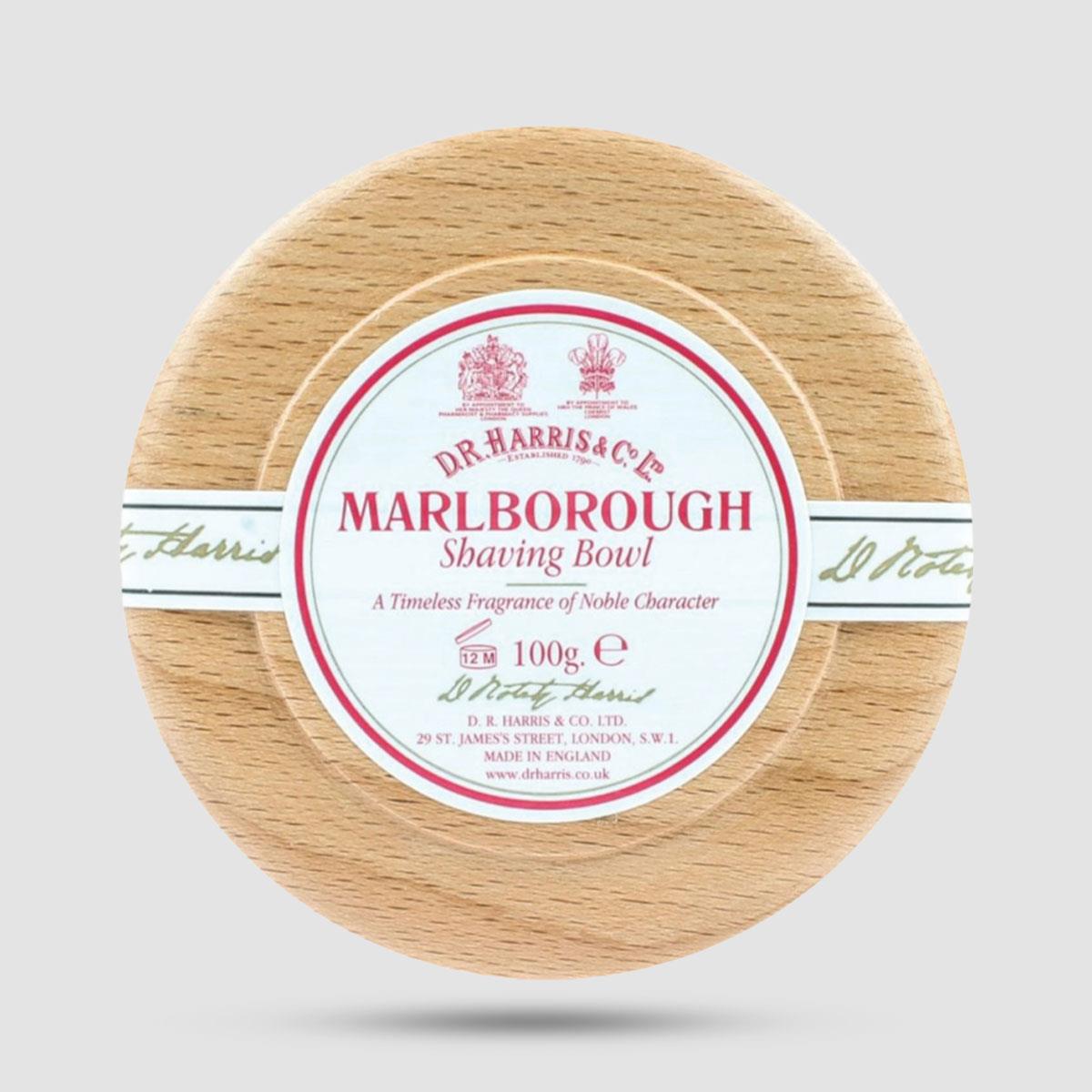 Shaving Soap In Wooden Bowl - D.R. Harris - Marlborough 100g