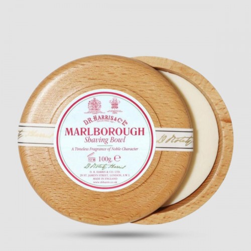 Shaving Soap In Wooden Bowl - D.R. Harris - Marlborough 100g