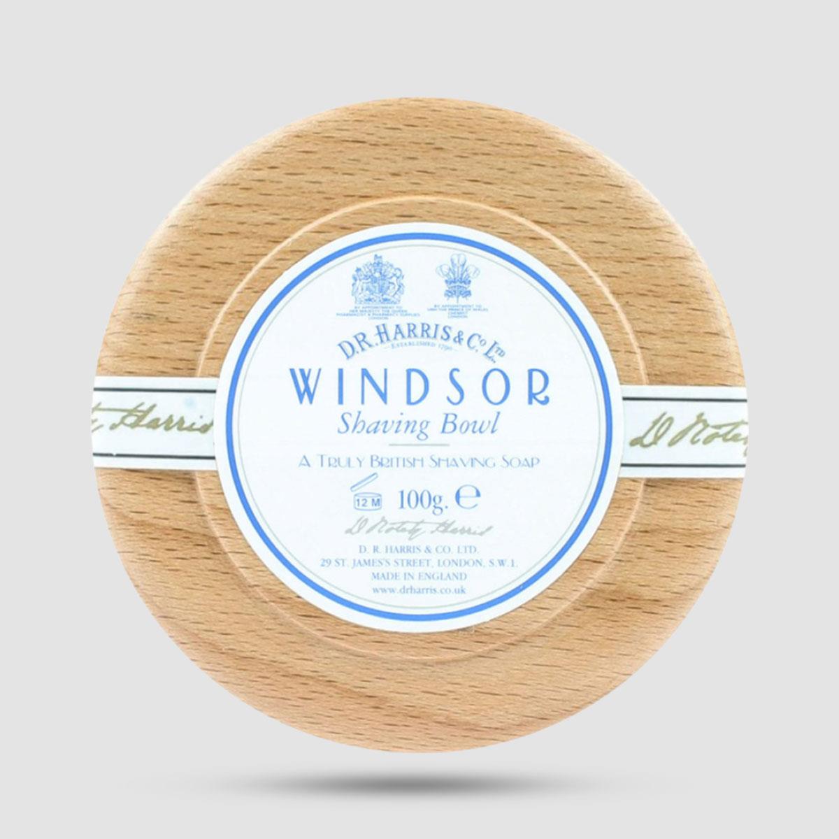 Shaving Soap Beech Bowl - D. R. Harris - Windsor Bowl 100g