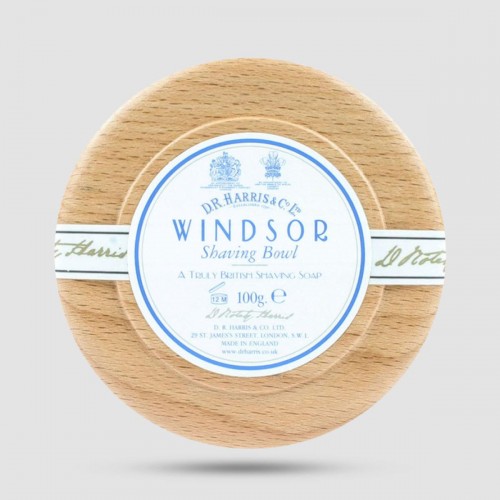 Shaving Soap Beech Bowl - D. R. Harris - Windsor Bowl 100g