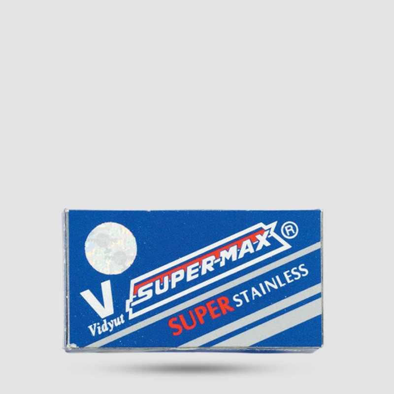 Ανταλλακτικές Λεπίδες Ξυρίσματος - Super-max - Stainless 1 X 10