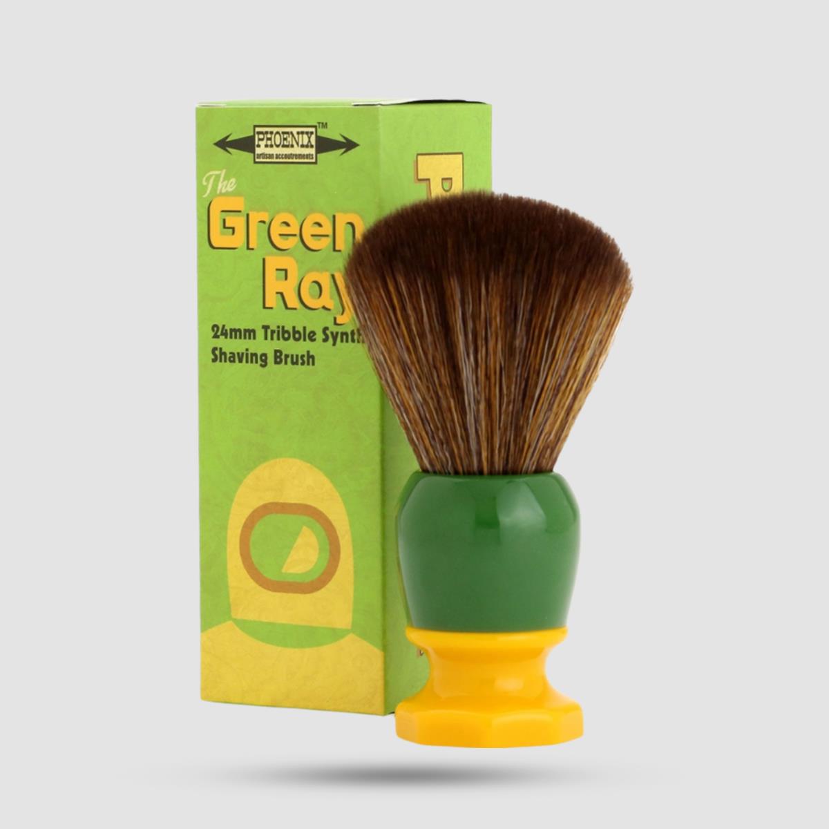 Shaving Brush - Phoenix Artisan - Synthetic The Green Ray - 24mm