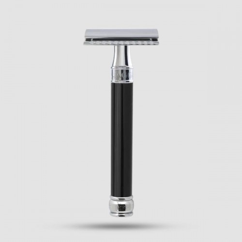 Safety Razor - Edwin Jagger - Black Handle (Pps-del8614bl)