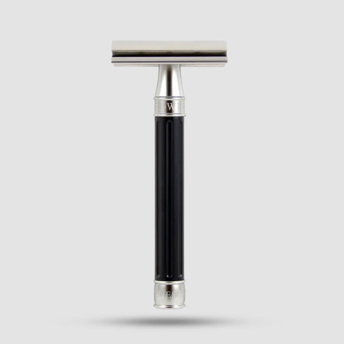 Safety Razor - Edwin Jagger - 3ONE6 Stainless Steel Black