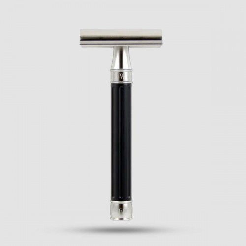 Safety Razor - Edwin Jagger - 3ONE6 Stainless Steel Black