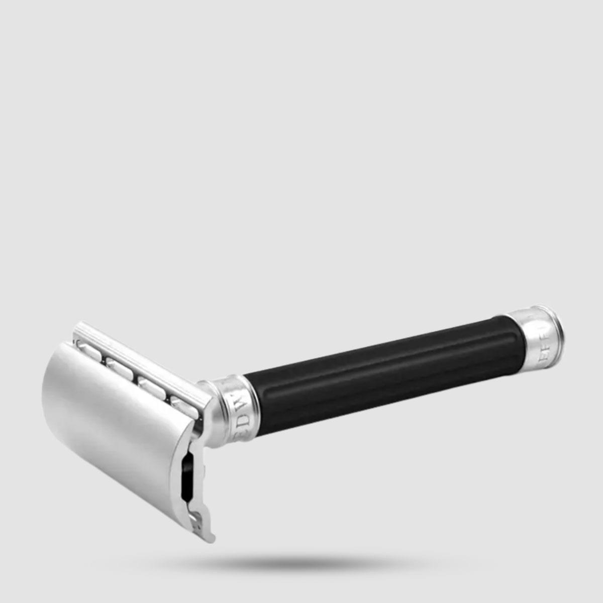 Safety Razor - Edwin Jagger - 3ONE6 Stainless Steel Black