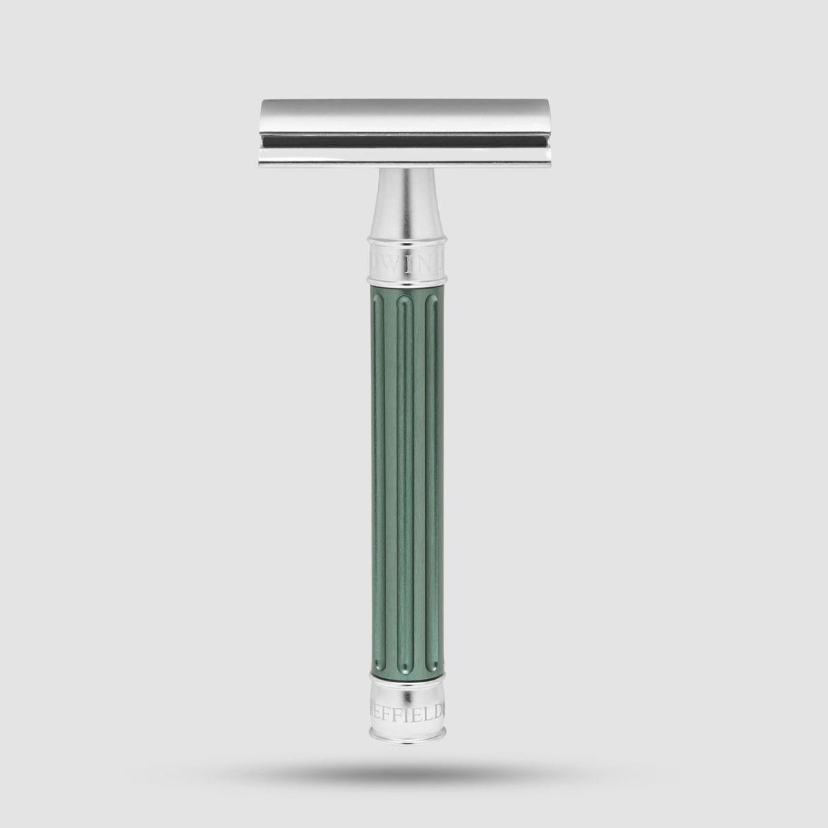 Safety Razor - Edwin Jagger - 3ONE6 Stainless Steel Green