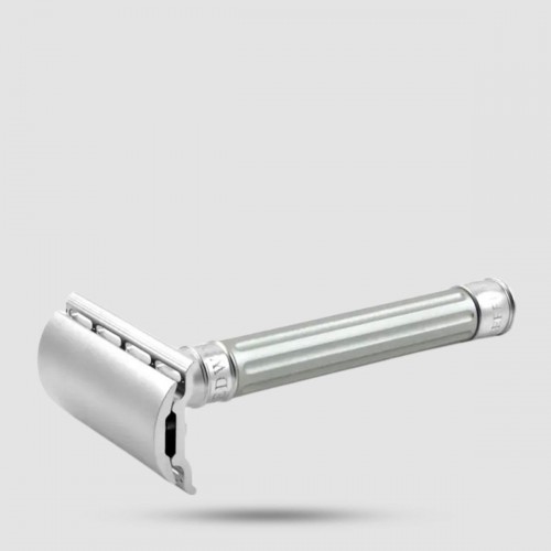 Safety Razor - Edwin Jagger - 3ONE6 Stainless Steel Silver