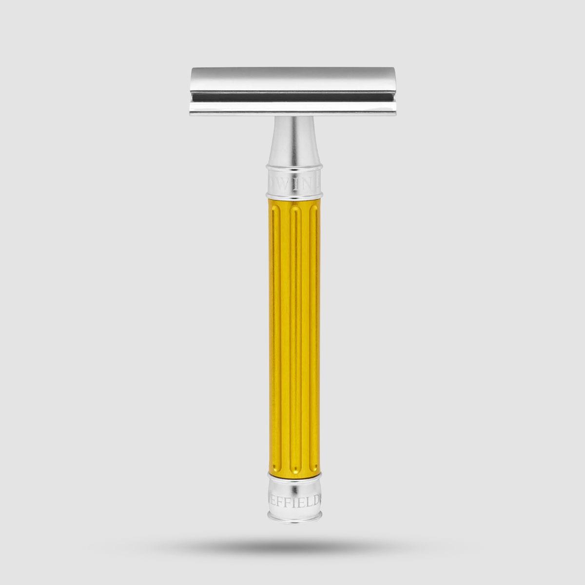 Safety Razor - Edwin Jagger - 3ONE6 Stainless Steel Yellow