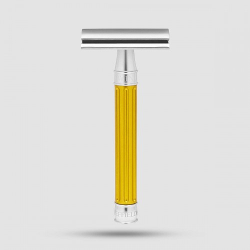 Safety Razor - Edwin Jagger - 3ONE6 Stainless Steel Yellow