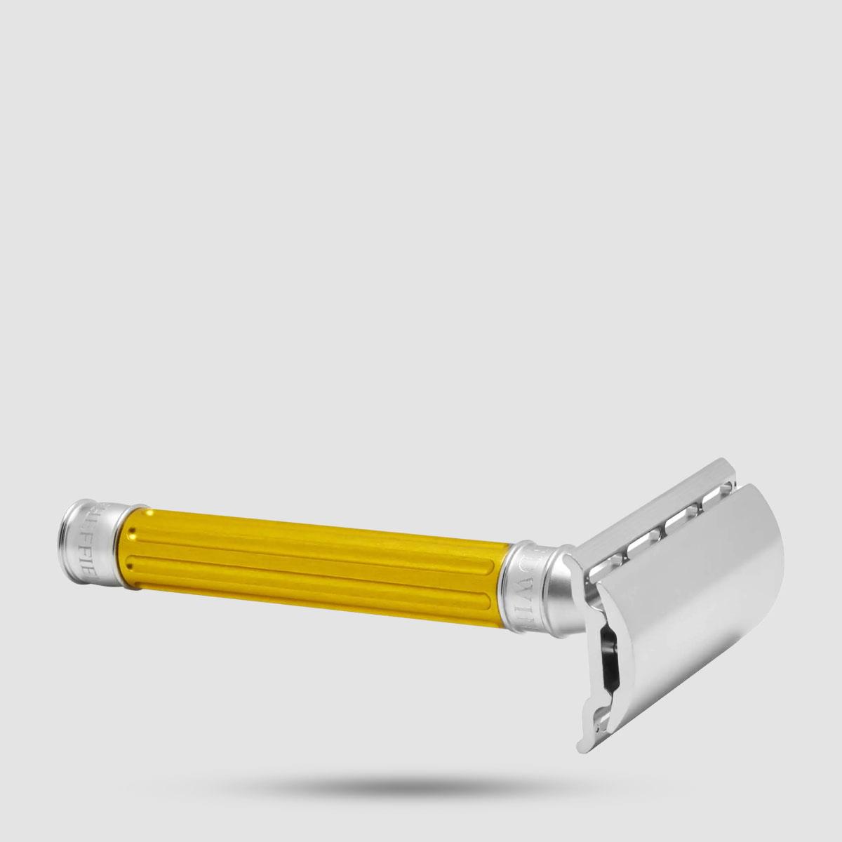 Safety Razor - Edwin Jagger - 3ONE6 Stainless Steel Yellow