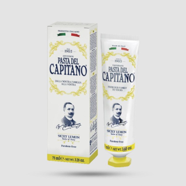 Οδοντόκρεμα - Pasta del Capitano 1905 -  Sicily Lemon 75ml