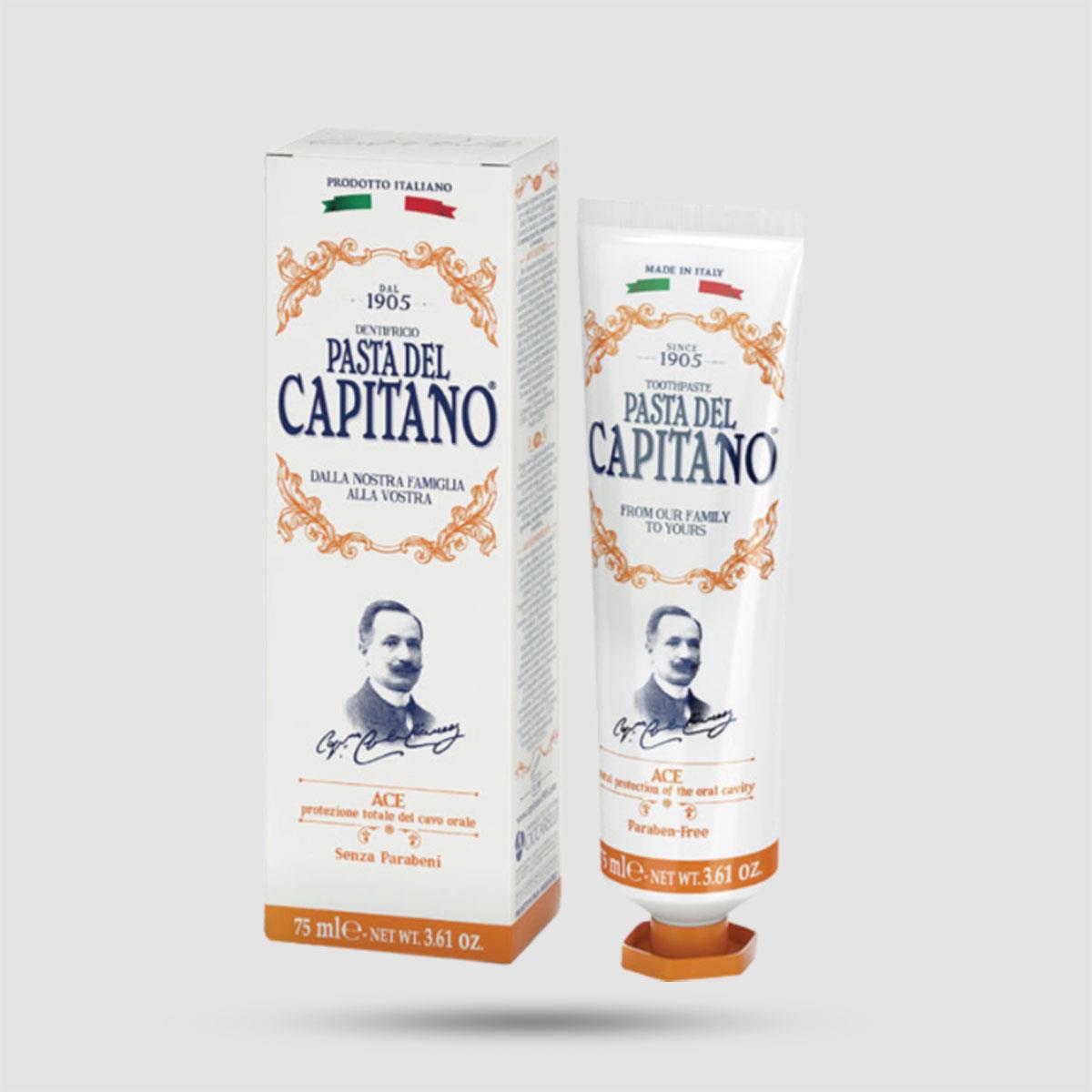 Toothpaste - Pasta del Capitano 1905 - Ace 75ml