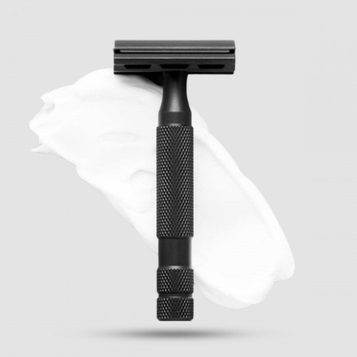 Double Edge Razor - Rockwell - 6s, Black Adjustable