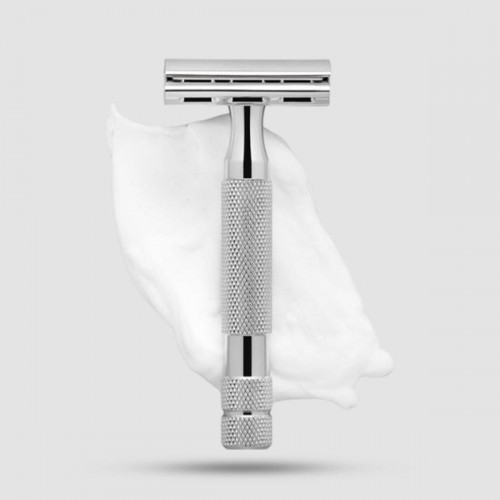 Safety Razor - Rockwell - 6c, White Chrome (Rr-6c-wc)