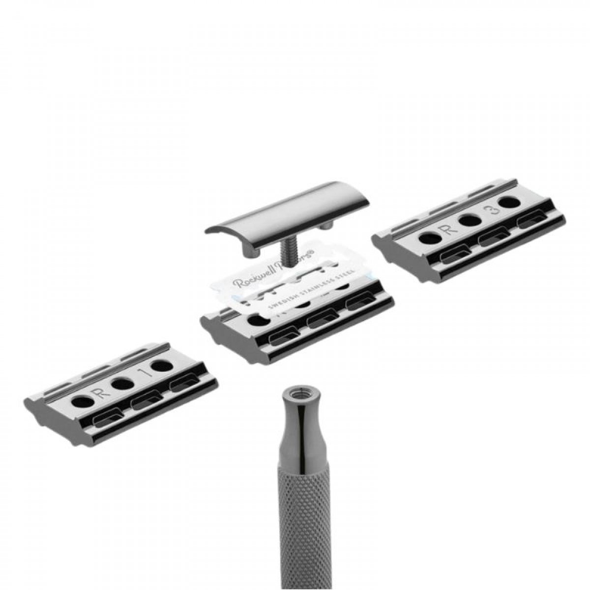 Safety Razor - Rockwell - 6c, Gunmetal Chrome