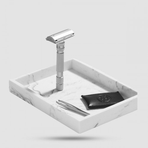 Double Edge Razor - Rockwell - T2 Brushed Chrome, Adjustable