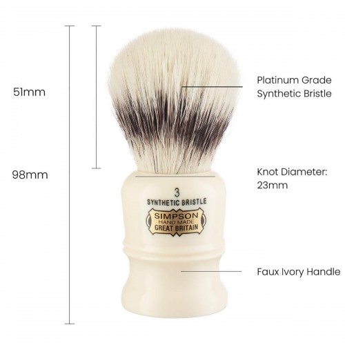 Shaving Brush - Simpsons - Synthetic Bristle, The Duke  3