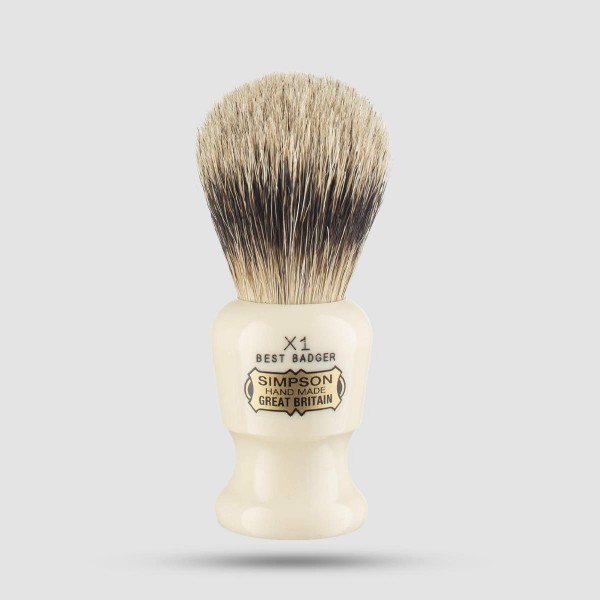 Shaving Brush -  Simpson - Best Badger Commodore (X1b)