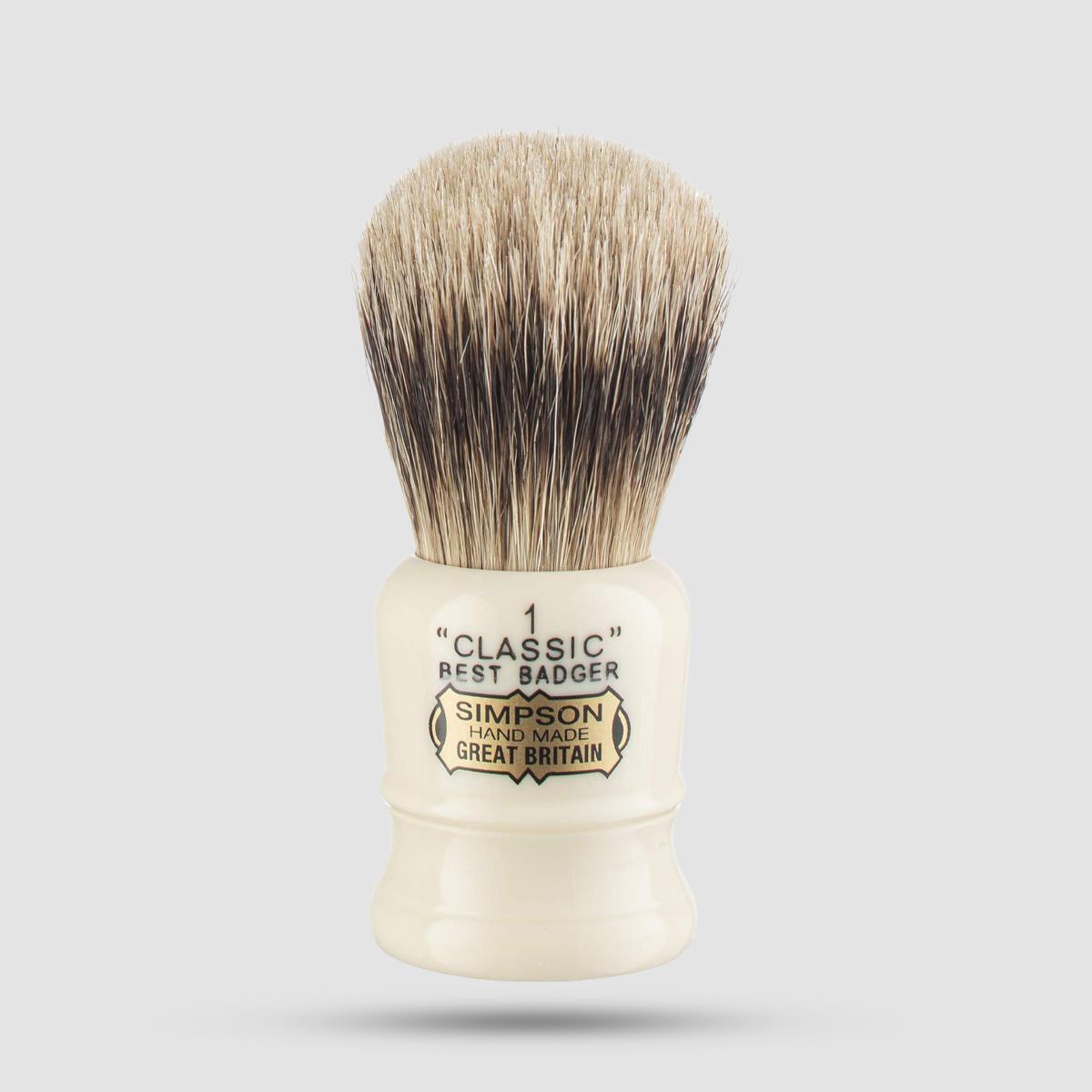 Shaving Brush - Simpson - Best Badger, Classic (Cl1b)