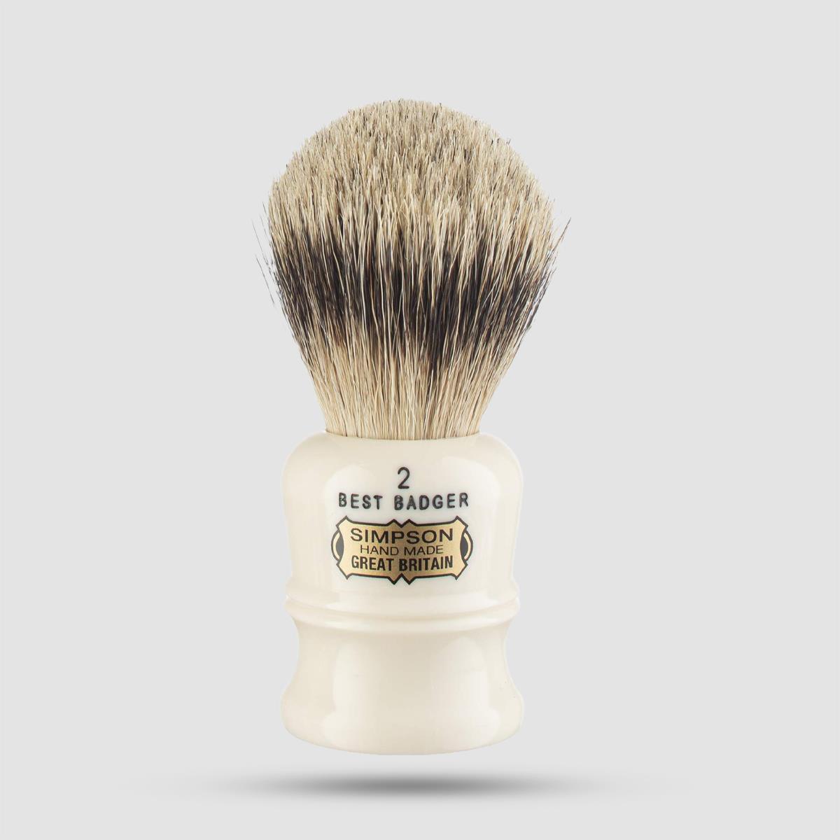 Shaving Brush - Simpson - Best Badger, Duke 2 (D2)