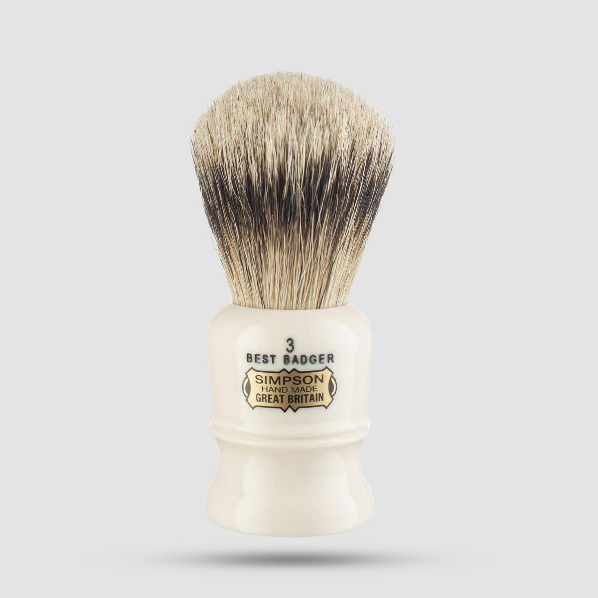 Shaving Brush - Simpson - Best Badger, Duke 3 (D3)