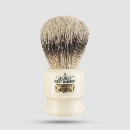 Shaving Brush - Simpson - Best Badger, Chubby 3 (Ch3)