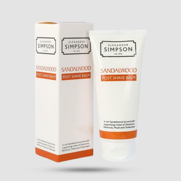 After Shave Balm - Simpsons - Sandalwood 100ml