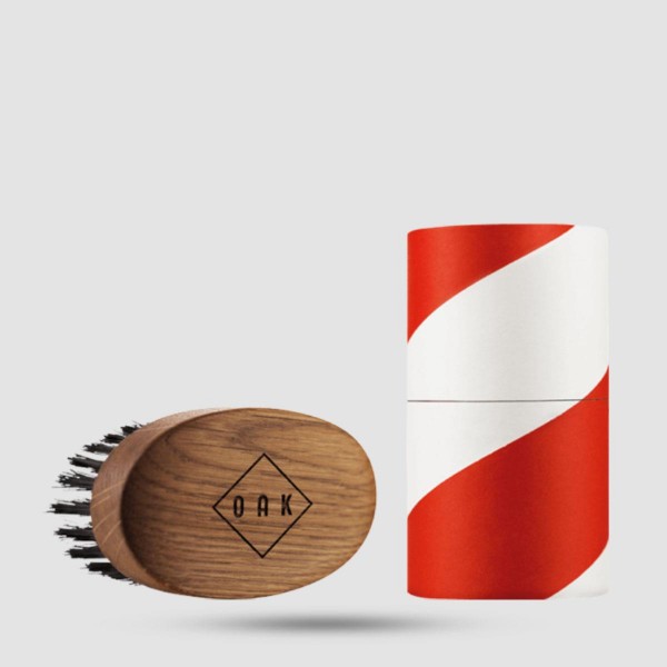 Beard Brush - OAK - Wild Boar Bristle