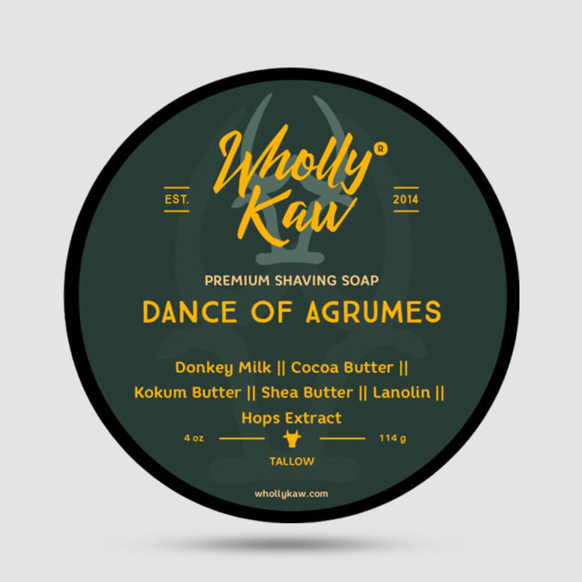 Shaving Soap - Wholly Kaw - Dance of Agrumes 114gr