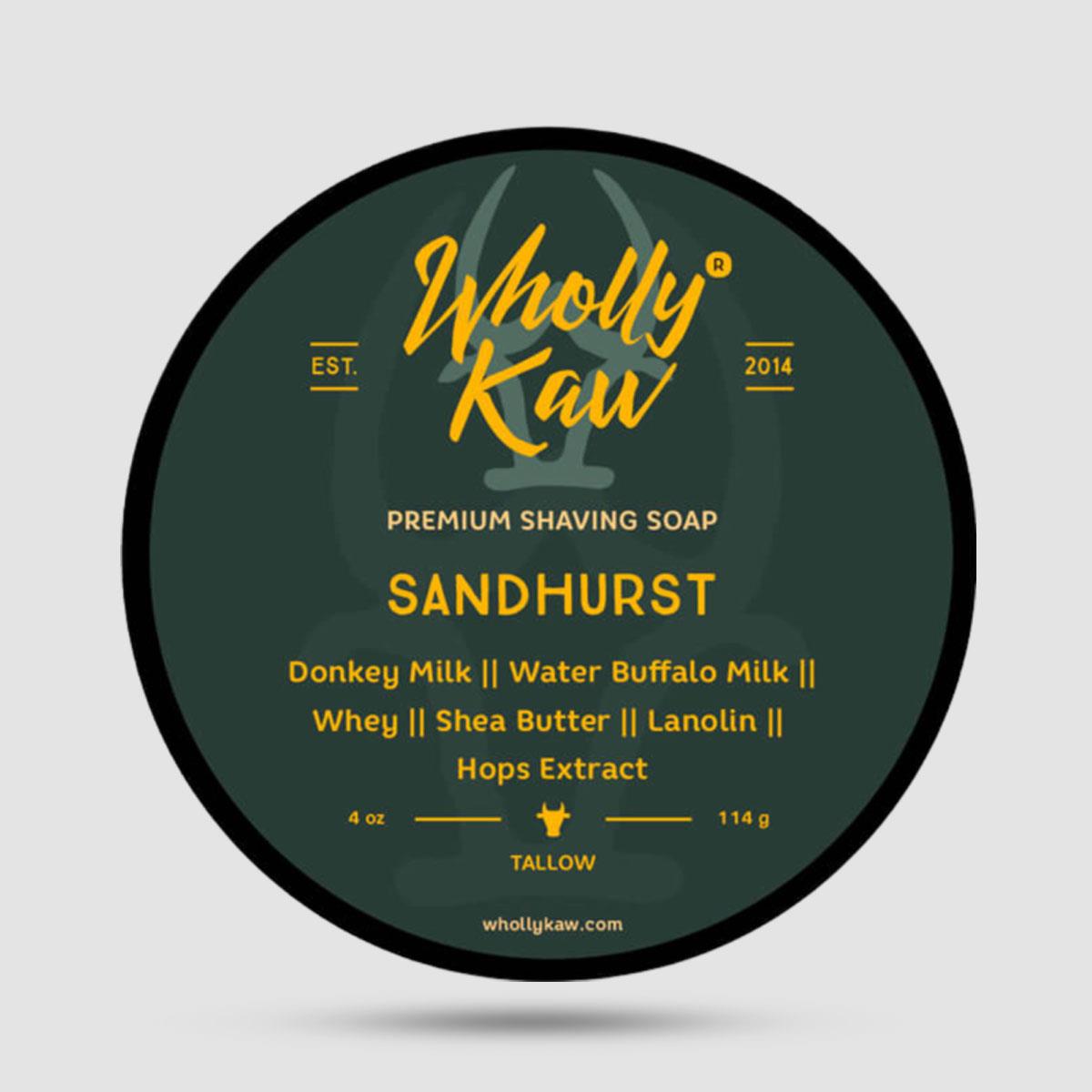 Shaving Soap - Wholly Kaw - Sandhurst 114gr